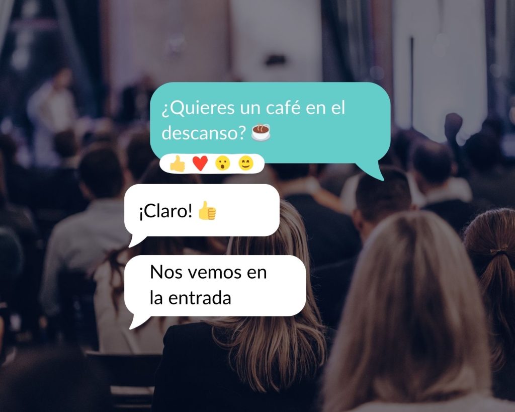 Chat individual en app de evento