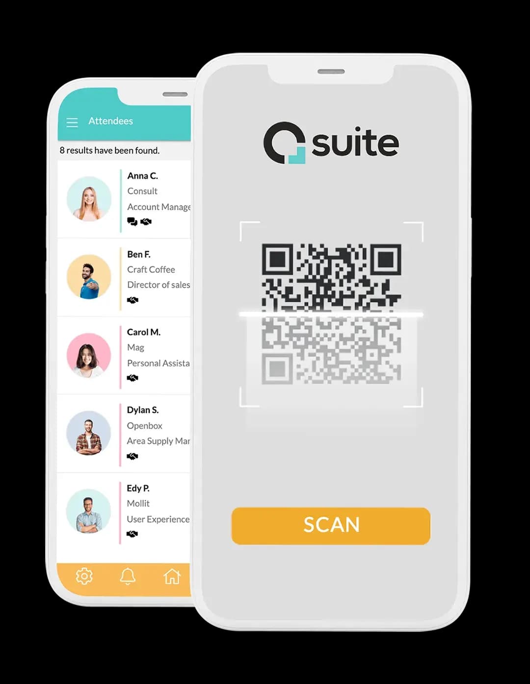 Scarica dai principali store, Google Play e App Store, l'app gratuita di Eventool per scansionare gli accrediti.